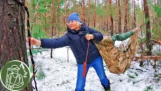 🪓 Как найти приключения на 5-ю точку 🔥 Одиночный поход с ночевкой в сосновый лес