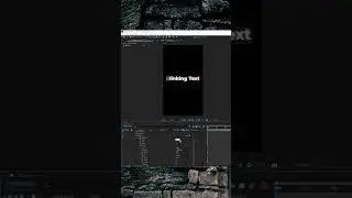 Blinking Text | After Effects Tutorial