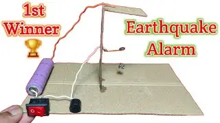 How To Make Earthquake Alarm With Buzzer | Inspire Award Science Projects 2022