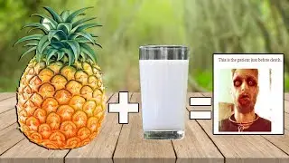 should you mix pineapple and milk?