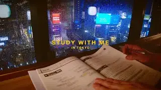 ☕ STUDY WITH ME | tokyo city views | pomodoro timer | chill lofi (ft @studywithbento  勉強 ライブ)