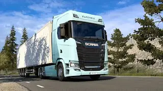 Euro Truck Simulator 2 НОВЫЙ ЭЛЕКТРО ГРУЗОВИК SCANIA S BEV