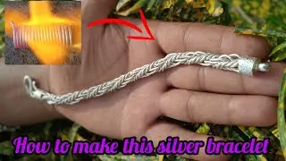 silver bracelat making/ new desin how to make this man bracelat