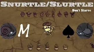 Don't Starve (Together) – Slurtle, Snurtle e Decorações (Potted Fern e Succulent)