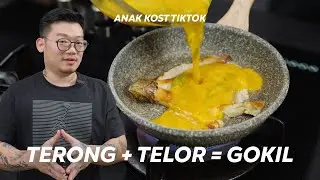 ANAK KOST MASUK! - TERONG TELUR DADAR INI RESEP WAJIB COBA!
