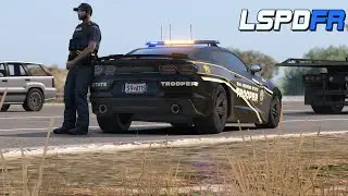 Stolen Car Pursuit Leads To Man Getting Killed|LSPDFR|GTA5|
