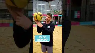How to hand set in Beach Volleyball ⚡️ THE DEEP DISH COACHES TIPS