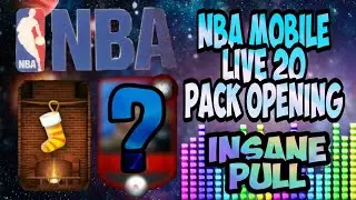NBA live mobile 20 INSANE PACK OPENING!
