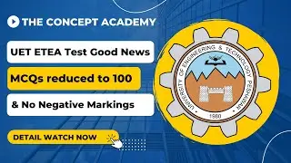 Update of UET Peshawar Entrance Test , 2022