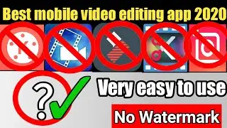 Best video editor for android||Best video editing app for android mobile 2020||Video editing app