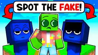 Spot the FAKE HORROR Sprunki in Minecraft!