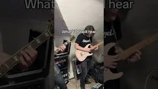 What practice with an In-Ear-Monitor rig sounds like #progrock #coheedandcambria #guitarist #guitar