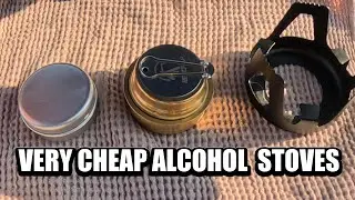Wild Camping alcohol stoves