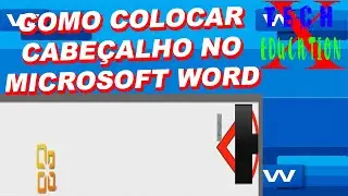 Microsoft Word = Como colocar cabeçalho incrívelmente incrível no microsoft word.