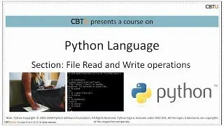 5.1 File read write IO operations