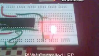 PWM Controlled LED - AVR Tutorial Series