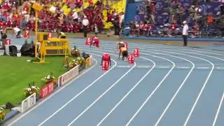 Финал - Эстафета 4х400м/4x400m Relay Усейн Болт (Usain Bolt). Чемпионат мира по легкой атлетике 2013