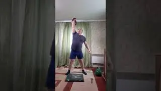 жим гири 32 кг