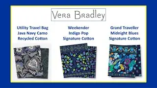 Comparison & Review -- Vera Bradley Utility Travel Bag vs Weekender vs Grand Traveller