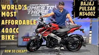 WORLD'S MOST AFFORDABLE 400CC BIKE "Bajaj PULSAR NS400Z" Walk Around And My Thoughts