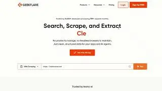 Geekflare Scrap, Search & Extract – Powerful Web Data Extraction & Search Tools