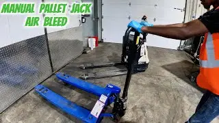 How To Bleed Air Out of the Hydraulic Unit of a Manual Pallet Jack I DIY