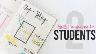 Bullet Journaling For Students (Part Two) | Grade Tracker, Essay Planner & More!