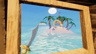 3D Treasure island game assets (in progress) Unity 3D HDRP scene