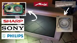 Speaker Finding #41: 65" Sharp TV with Harman/Kardon 2.1, Vintage German Hi-Fi TV speakers and more!