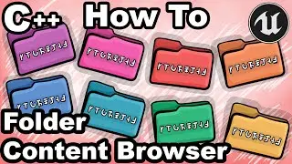 UE5 C++ 49 - How To Create Folder In Content Browser With C++? - Unreal Engine Tutorial CPP Color