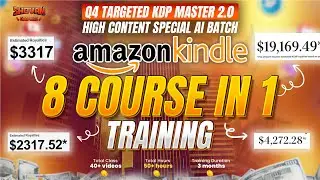 KDP 8 Course in 1 Training With Brand New Marketplace 10th Batch Admission Guidelines - Q4 Special