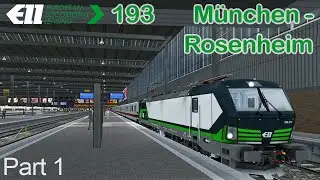 BR 193 Vectron, München Hbf-München Ost (München-Rosenheim) TS2015