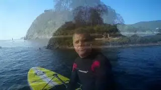 закрытите  летнего сезона . Владивосток остров русский .. бухта  труда . остров Папенберга .