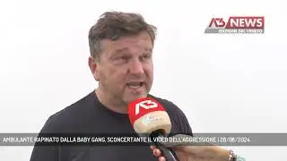AMBULANTE RAPINATO DALLA BABY GANG, SCONCERTANTE IL VIDEO DELL'AGGRESSIONE | 28/08/2024
