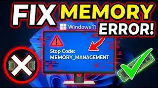 How to Fix Stop Code Memory Management in Windows 10/11