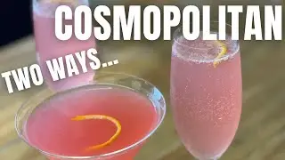 TWO WAYS TO MAKE A COSMOPOLITAN COCKTAIL