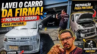 LAVEI o CARRO da FIRMA e ainda PREPAREI o SUBARU para PINTURA no Japão 🇯🇵🔥
