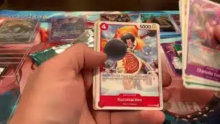 One Piece Two Legends OP-08 Sleeved Booster Pack Multi rip part 2!  Some nice hits!!!