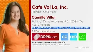 Camille Villar Political TV Ad 2H 2024 45s (ALLTV Version) [CC/HD/ST]