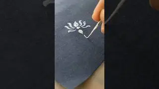 simple kolka design for fabric.  #drawing #design #febric #shorts #youtube #art