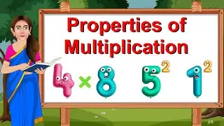 Properties of Multiplication | maths | educational video for kids | E-learning studio