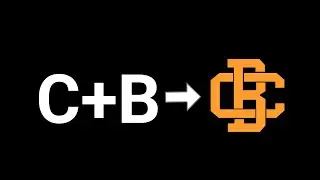 Best logo design video | C+B logo | Tutorial