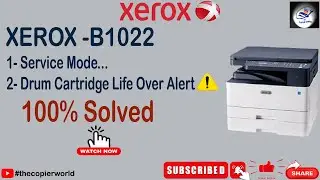 Xerox B1022 Drum Cartridge Turn Off Alert| Xerox B1022 Drum Cartridge Replacement Alert \Xerox B1022