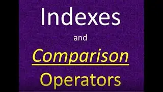 7 Rules - Oracle Comparison Operators - Index Usage- Example.