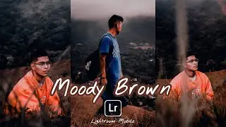 Moody Brown - Lightroom Mobile Presets FreeFiltro/Presets Brown/Marrón