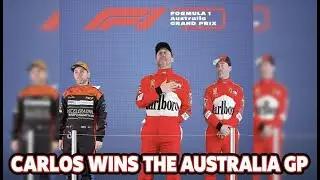 Max DNF! Carlos WINS!!! Aus GP 🤯