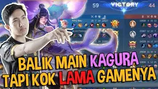 GAME TERLAMA PAKAI KAGURA!!! - Mobile Legends