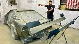 We managed to PAINT a car in just TWO DAYS! (Surprise location)