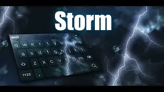 Storm Animated Keyboard