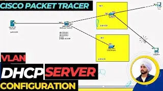 DHCP Server Configuration in Cisco Packet Tracer 2023: Step-by-Step Guide for VLAN Networks 